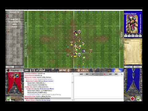 Fumbbl Blood Bowl 2020 Recap 013 Amazon v Necro