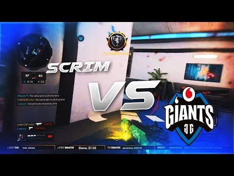 Scrim con il team vs Vodafone Giants (COD BO4)