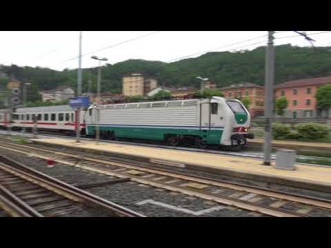 LE STROMBAZZATE DEI 2 INTERCITY IN TRANSITO A RONCO SCRIVIA (GE) 7 - 6 - 2018