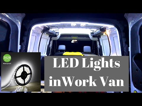 How to Add LED Strip Lights to Work Van