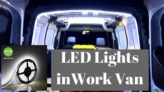 How to Add LED Strip Lights to Work Van