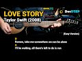 Love Story - Taylor Swift (Easy Guitar Chords Tutorial with Lyrics)