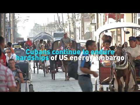 Cubans continue to endure hardships of US energy embargo