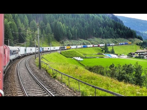 Führerstandsmitfahrt mit Taurus 1216 und RoLa vom Brenner nach Wörgl - Teil 1