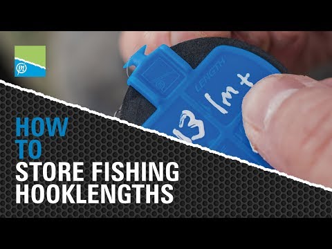 TACKLE ROOM TIPS - HOW TO store fishing hooklengths
