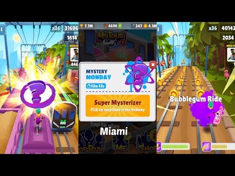 Subway Surfers: Miami (Mystery "Monday" Super Mysterizer!) Gameplay On IOS