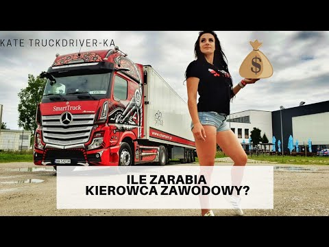 Ile zarabia kierowca zawodowy? / Kate Trucking Girl TruckDriverka