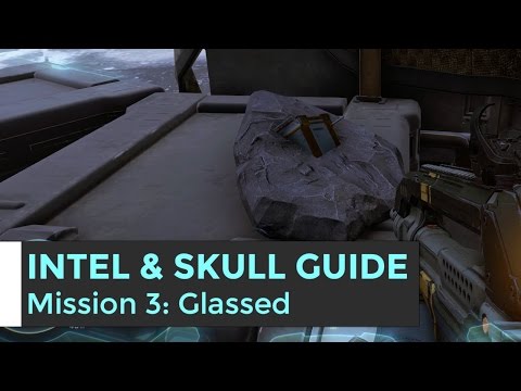 Halo 5 - Intel and Skull Locations - Mission 3: Glassed