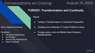 Turkey - Part 1 - Transformation and Continuity | Ep. 9 - Aug 24, 2020