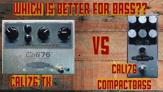 Video thumbnail for Origin Effects Cali76-TX VS Cali76-Compact Bass (Bass) by Secret Bass