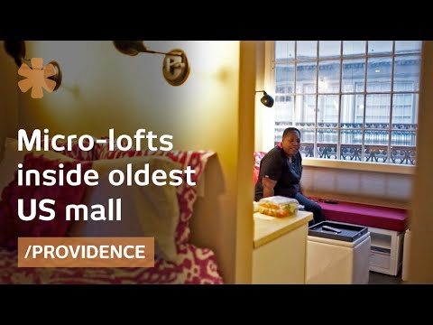 Oldest US mall blends old/modern with 225-sq-ft micro lofts