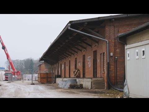 Die Pakethalle wird aufgefrischt - Ein neues Gewand bis Ende 2022