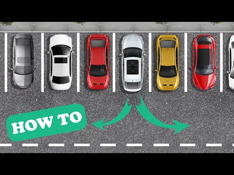 How To EXIT Parking Space. Reverse out and Front out parking lot.