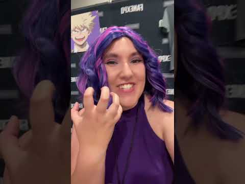 I met Kamiari’s VA! He was a bit out of it tho cause of his quirk 😅⚡️ #mha #bnha #myheroacademia