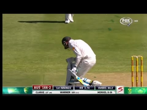 Morne Morkel's Hostile Over To Michael Clarke At Newlands.