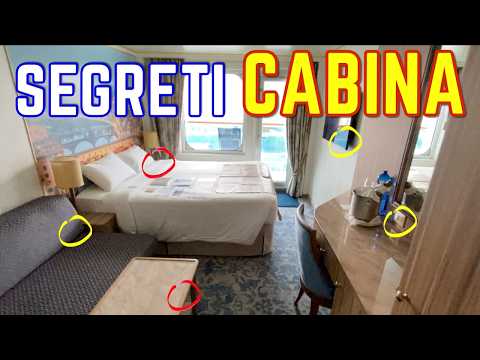 CABINA segreti NASCOSTI che non hai visto in crociera