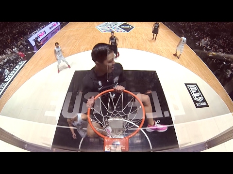 【Bリーグオールスター】千葉ジェッツ・富樫勇樹選手のたかいたか～いダンク｜01.15.2017 プロバスケ (Bリーグ)