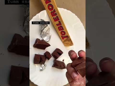 Unboxing Toblerone 🍫 #shorts #youtubeshorts #short #trending #viral #shortsfeed