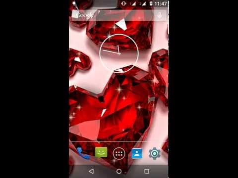 Diamond Heart Live Wallpaper Video