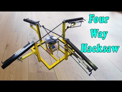 Mechanical Engineering project four way hacksaw new invention Video