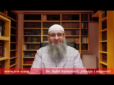 Dr Safet Kuduzović -Propis za naklanjavanje namaza nakon hajza