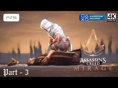 Assassin's Creed Mirage (PS5) - Gameplay Walkthrough Part 3 [4K 60 FPS UHD] - No Commentary