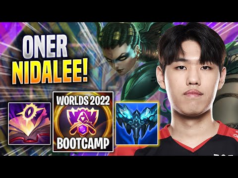 ONER DOMINATING WITH NIDALEE! - T1 Oner Plays Nidalee JUNGLE vs Taliyah! | Bootcamp 2022