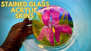 How to Make Stained Glass Acrylic Skins with Bloom Paint