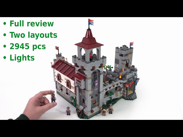 Vídeo relacionado con Lumibricks Puesto de Guardia Medieval, Set de Construcción Modular de Cuartel de Castillo de 2945 Pcs con LED, Campo de Entrenamiento con Torre de Vigilancia y Pasajes Secretos, Modelo para Adultos