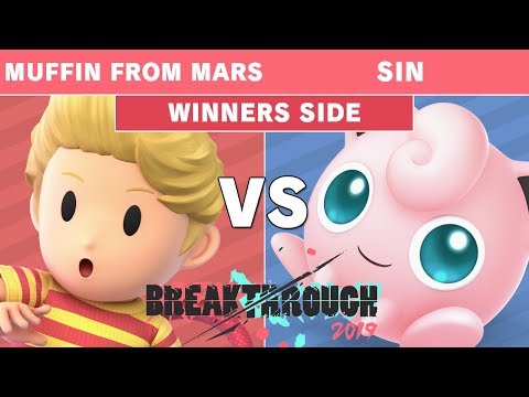 BreakThrough 2019 - Muffin from Mars (Lucas) Vs Sin (Jigglypuff) Pools - Smash Ultimate