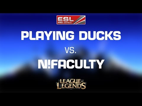 League of Legends - Playing Ducks vs. n!faculty - EPS Finals 2014 - Finals Game 1