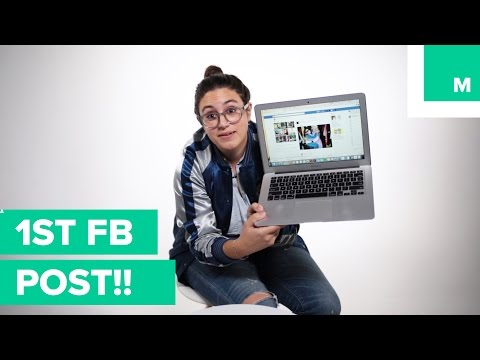 People Read Their First Facebook Post