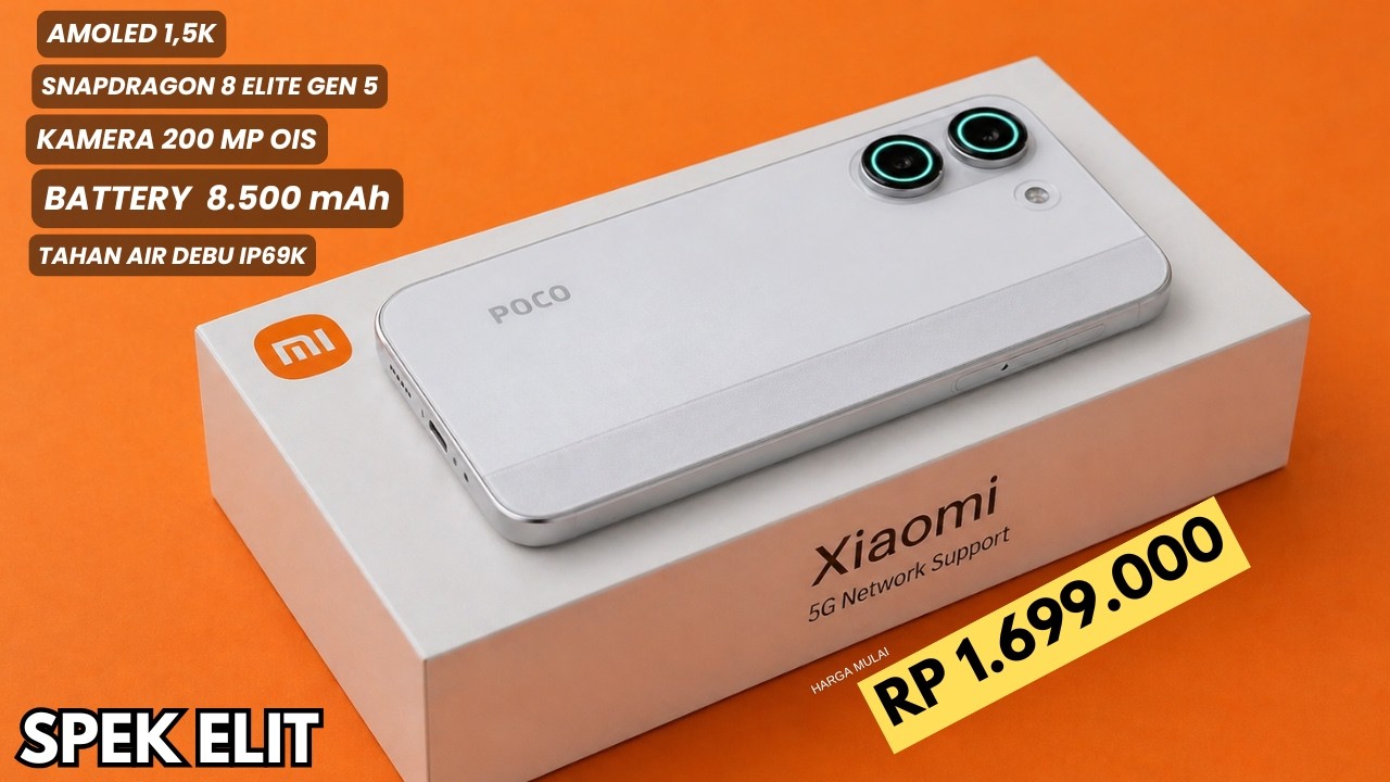 KEMBALI MENGGILA‼️RAM 12/512GB, 8500mAh - HP XIAOMI TERBARU DAN TERBAIK 2026