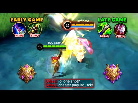 NEW PAQUITO PERFECT BUILD EARLY TO LATE GAME 99.9% BRUTAL THAT CAN 1 SHOT EVERYTHING IN HIGH RANK!!🔥