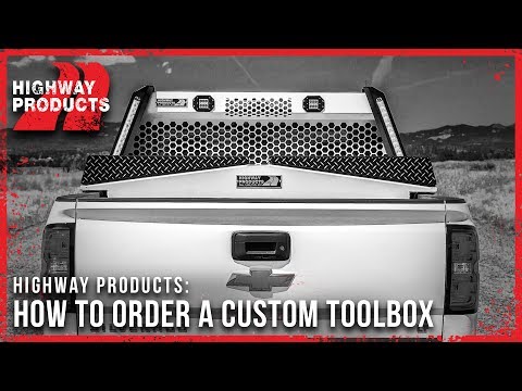 Highway Products | How to order a Custom Toolbox