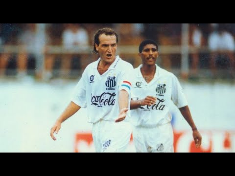 Santos 4 x 2 Portuguesa 23/01/1993 - Estreia de Cuca no Santos com gol