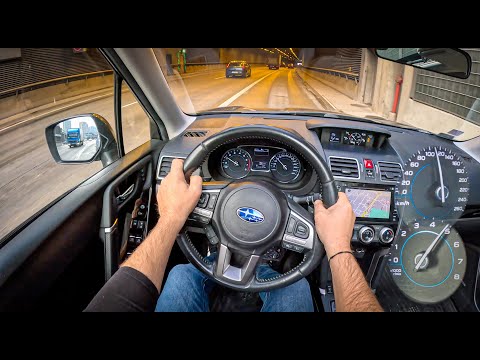 2017 Subaru Forester [2.0 XT 241HP] |0-100| POV Test Drive #1385 Joe Black