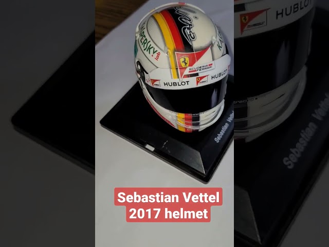 Vídeo relacionado con OPO 10 - Casco de Fórmula 1 Compatible con Ferrari F1: Sebastian Vettel Ferrari #5 Sieger Monaco GP 2017 - Escala 1/5 Spark - CAS87
