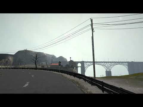 Half-life 2 - Menu background. Chapter 7: "Highway 17"