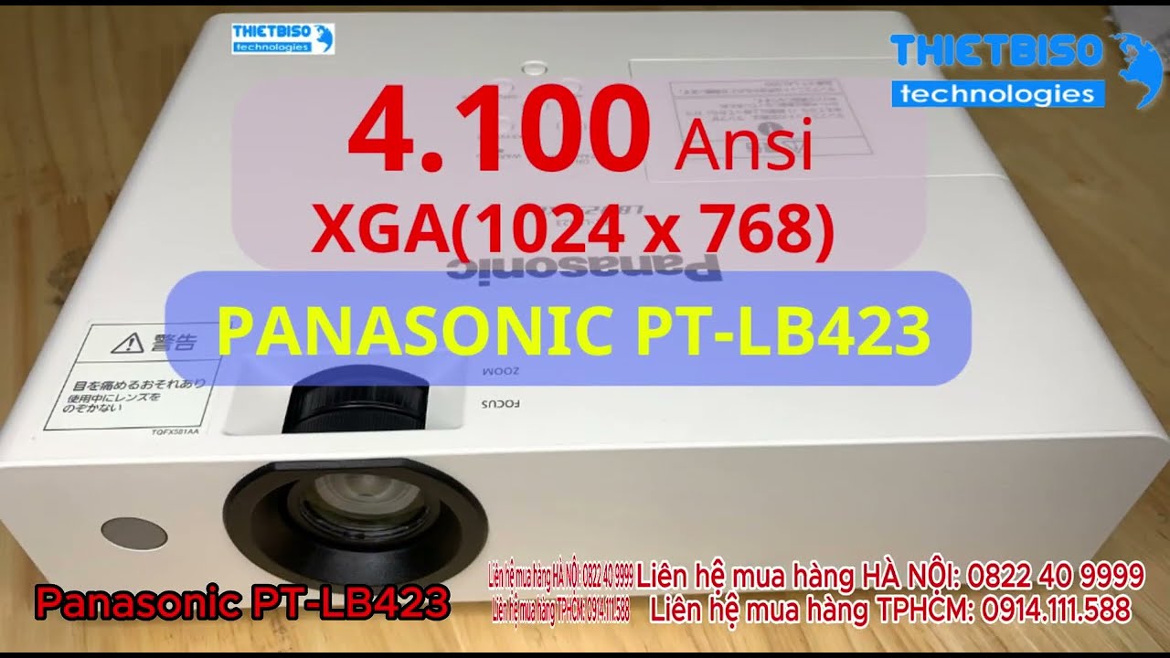 Máy chiếu cũ PANASONIC PT-LB423 ( DH8610029 ). 4100 ansi