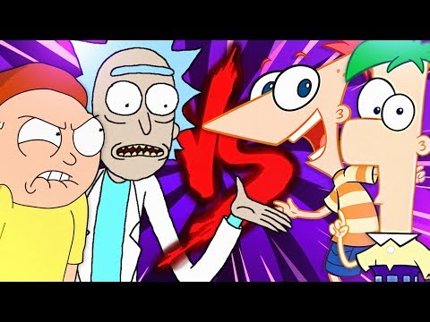 Rick e Morty VS. Phineas e Ferb | Duelo de Titãs