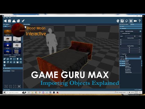 GameGuru Max Tutorial - Importing Objects Explained (Basics)