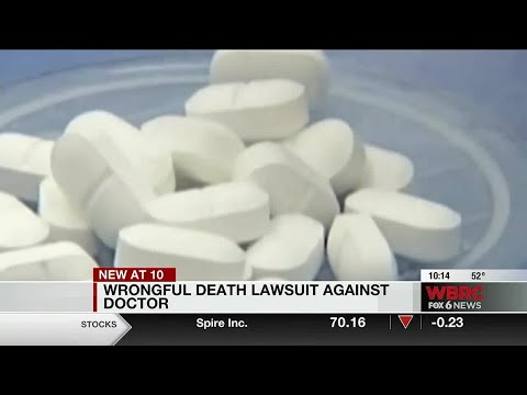 Wrongful death lawsuit against doctor