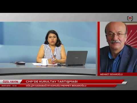 Mehmet Bekaroğlu ile CHP’de kurultay tartışması