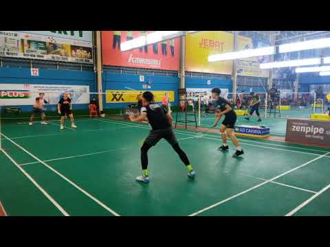 Badminton MAXX JEBAT Melaka Men's Double Bakat Baru - Hizzat / Nazmie Vs Christopher Low / Hoa Xian