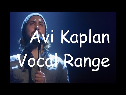 Avi Kaplan - Vocal Range (E1-C♯5) (By Axel Fuentes) OLD