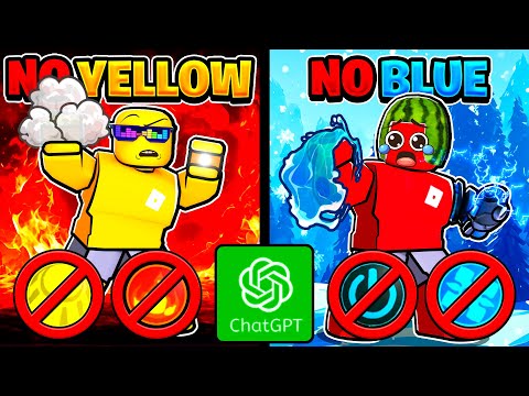 ChatGPT BANS COLORS In Elemental Tycoon
