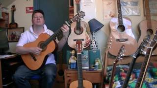 The Dubliners: "Peggy Lettermore" Live 1965 (classical guitar cover)