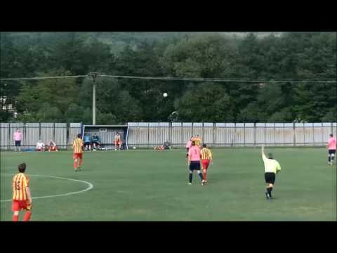 Gól Mareka Hrica v zápase OŠK Lutila - OŠK Brehy (29.5.2016)