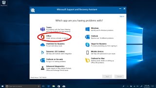 How to use Microsoft Support and Recovery Assistant to fix error insta